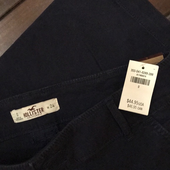 Hollister NWT bermuda boyshorts shorts size 0 blue - Picture 7 of 7